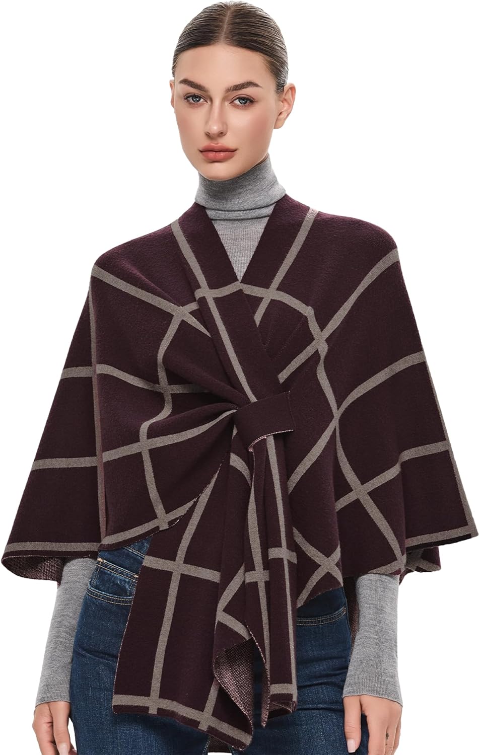 PULI Women's Elegant Shawl Wraps for All Seasons and Occasions