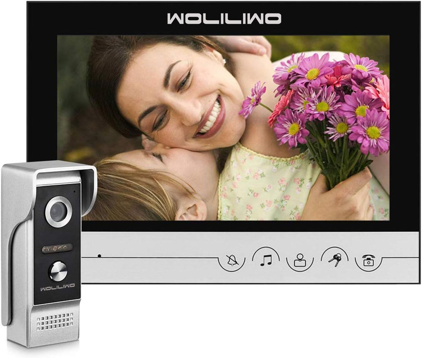 Unlock & Monitor with 9 Intercom System - WOLILIWO