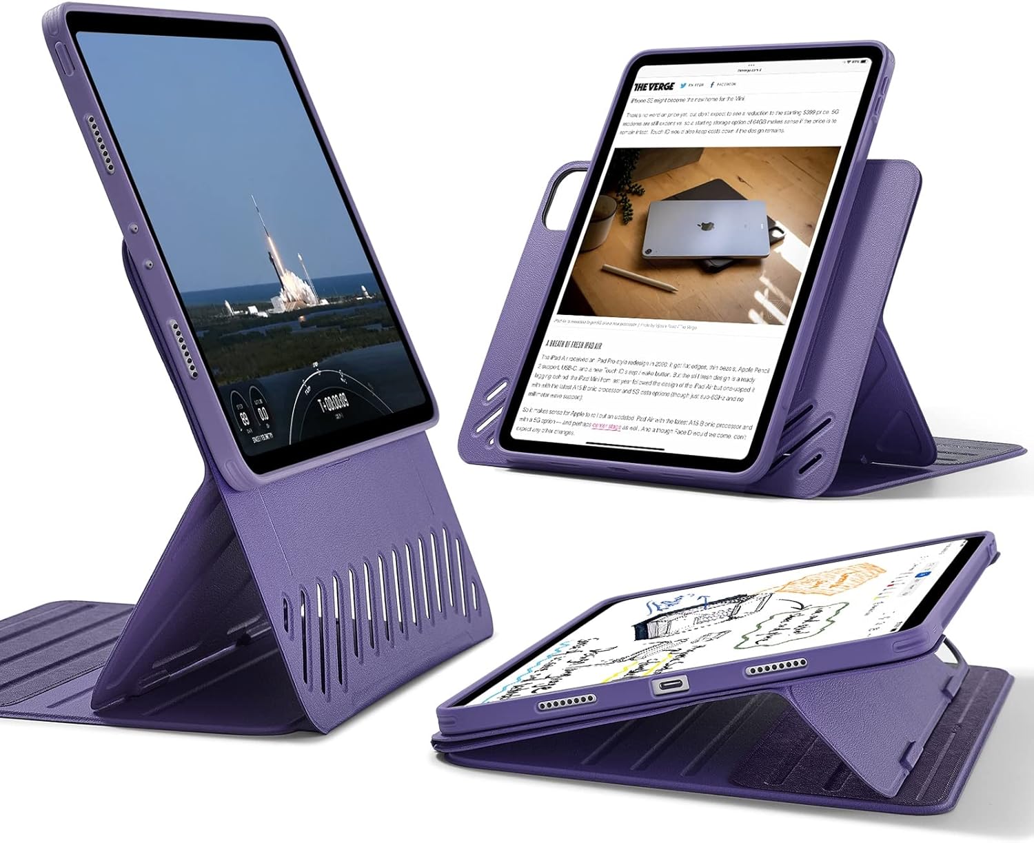 ESR iPad Pro 11 Inch Case with Magnetic Cover and Stand