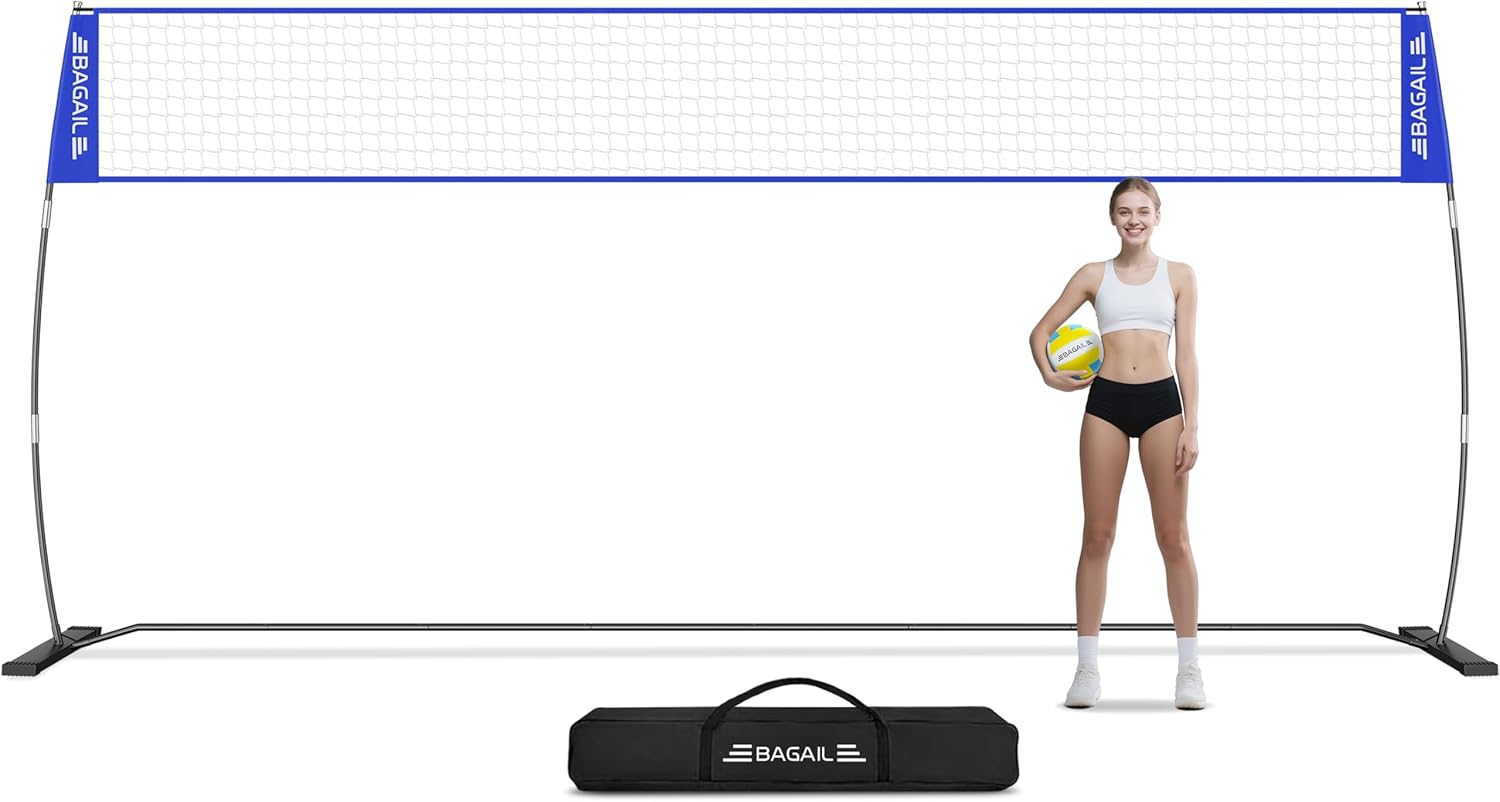 Portable Volleyball Net for Backyard with Adjustable Height