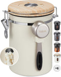 Veken Stainless Steel Coffee Canister - Air Tight Storage Solution