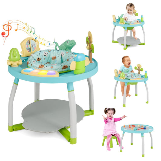 HONEY JOY 5 in 1 Baby Activity Center with 360 Rotary Seat