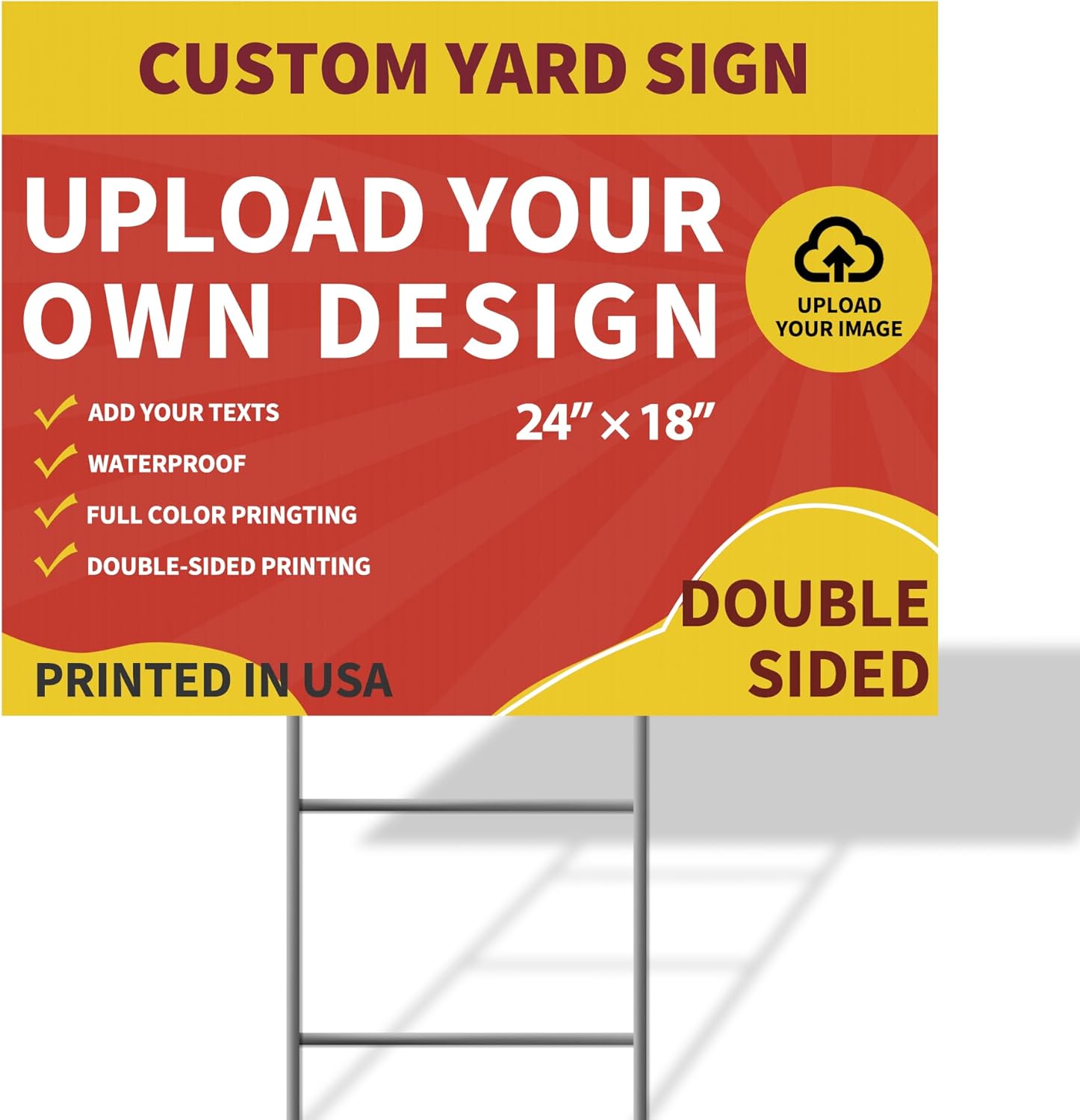 Custom Yard Signs for Graduation and Business - 8 Pack 18x24 in
