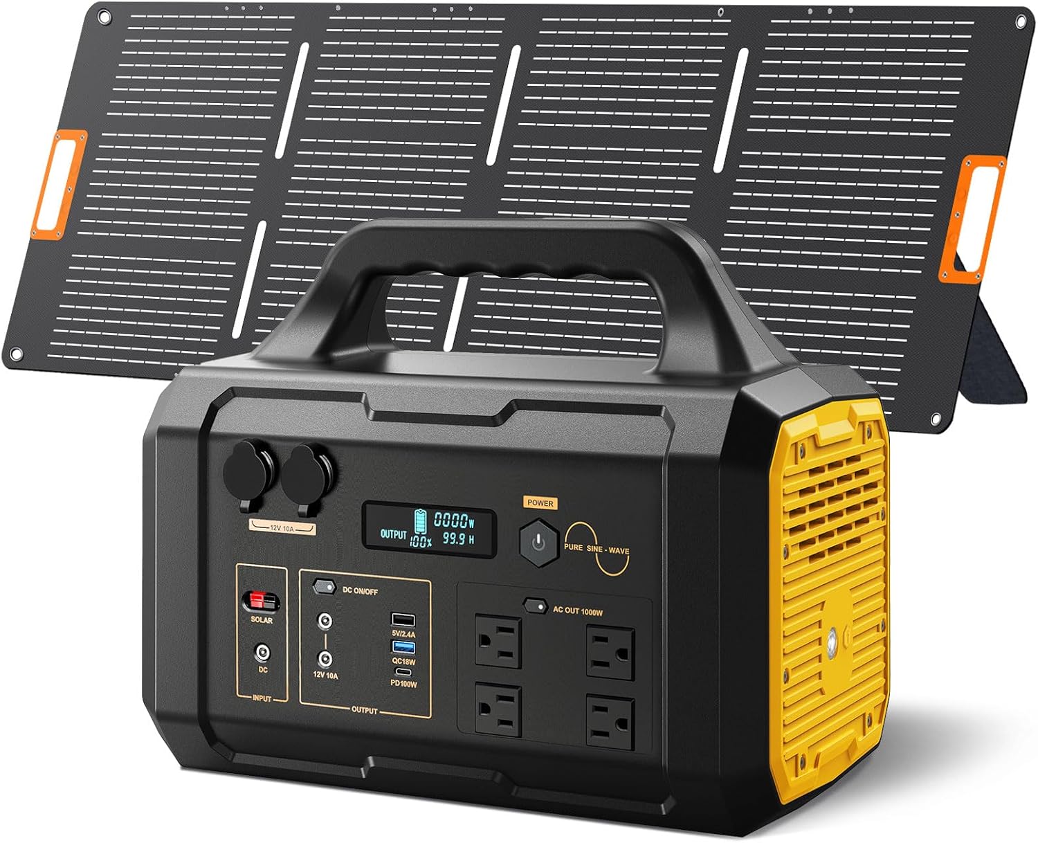 Portable Solar Generator with Fast Charging - Barphygo