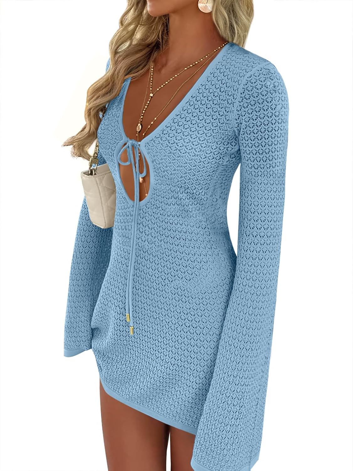 ANRABESS Beach Cover Ups for Women - Stylish Crochet Swimwear