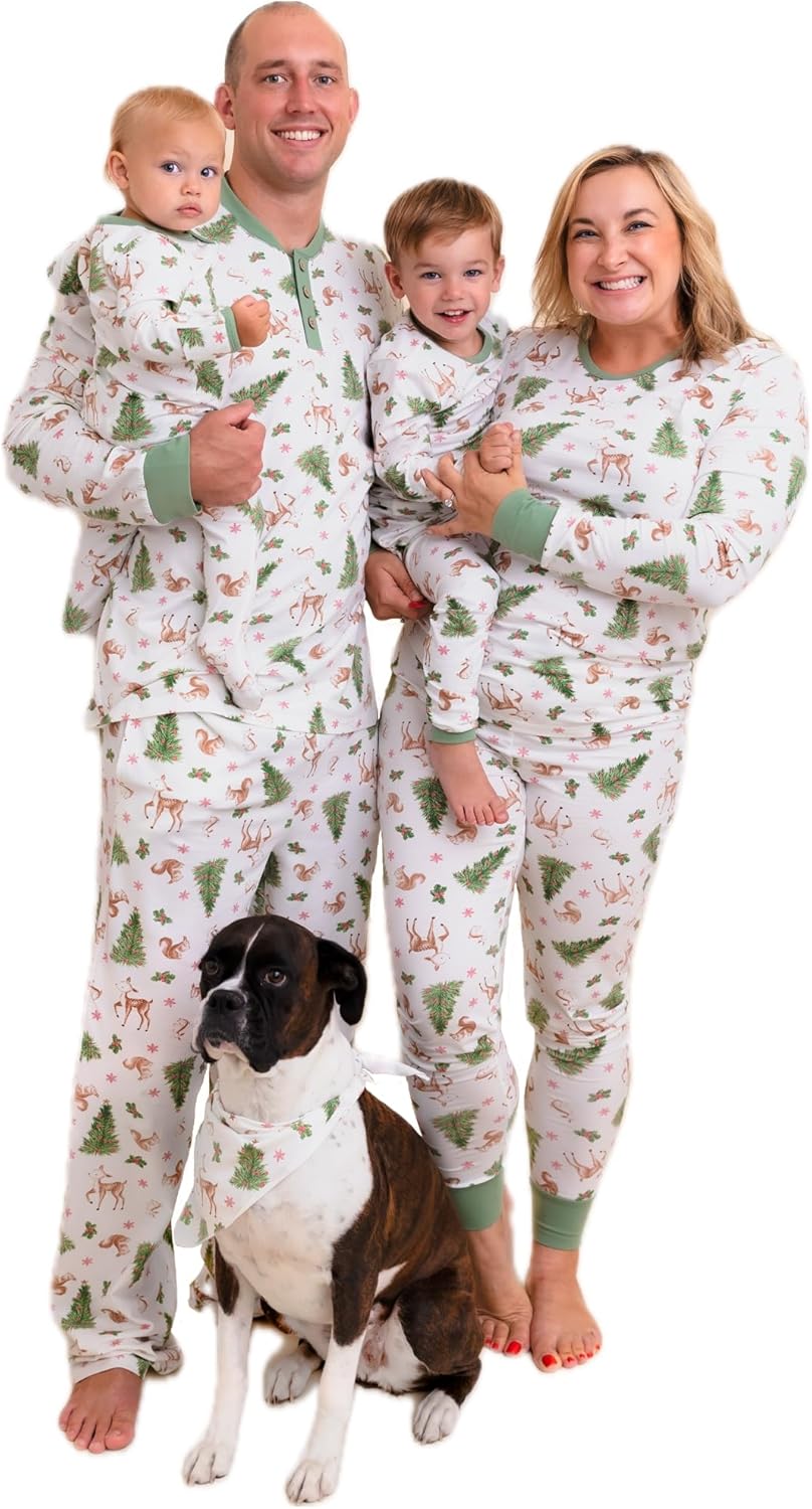 Owlivia Christmas Halloween Pajamas for Family - Organic Cotton Pjs