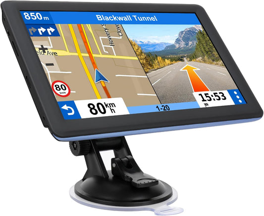 7 Inch GPS Navigator for Car Truck RV with 2025 Maps and Alerts