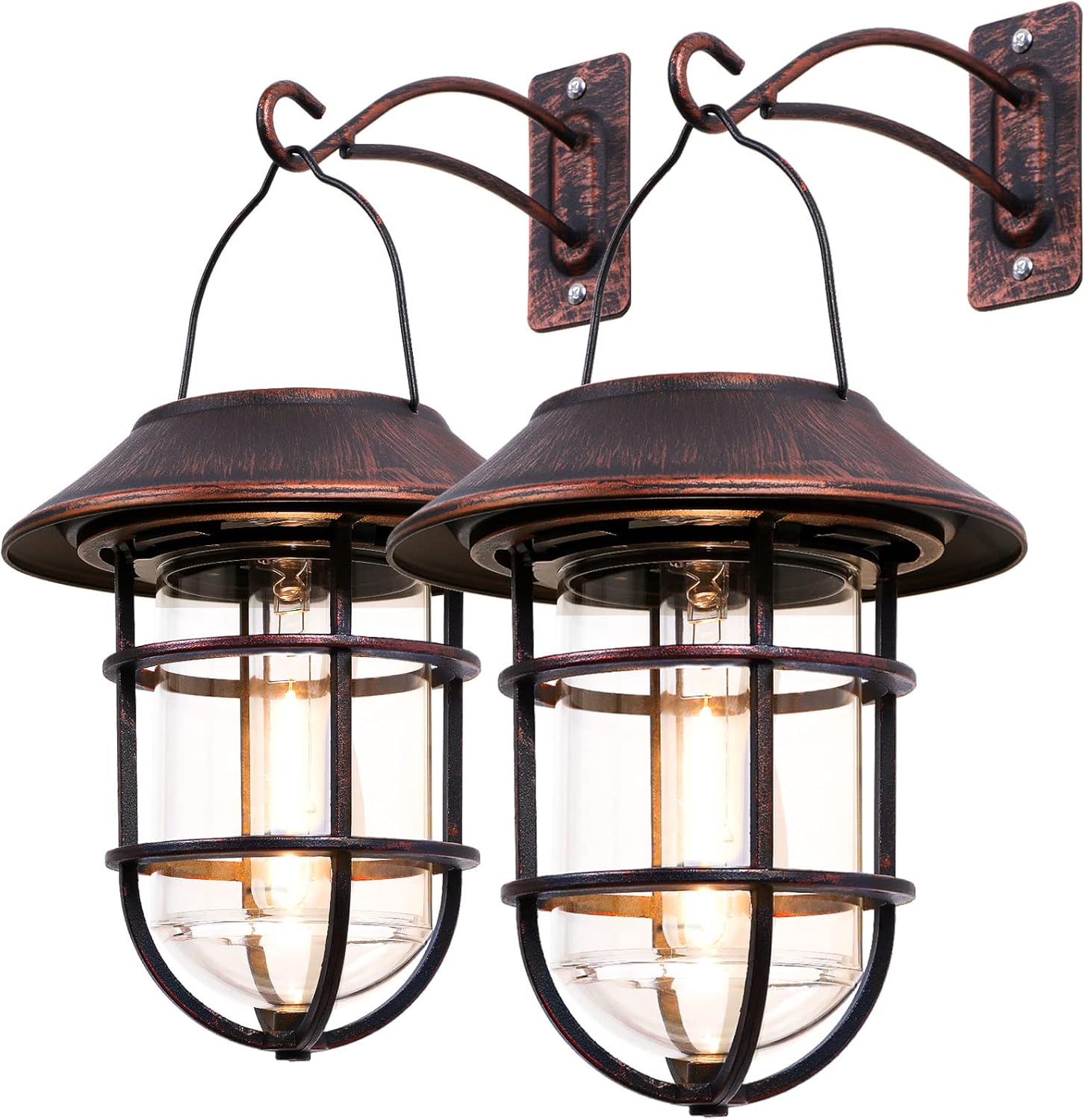 Solar Lantern Outdoor Hanging Lights for Garden and Porch Use