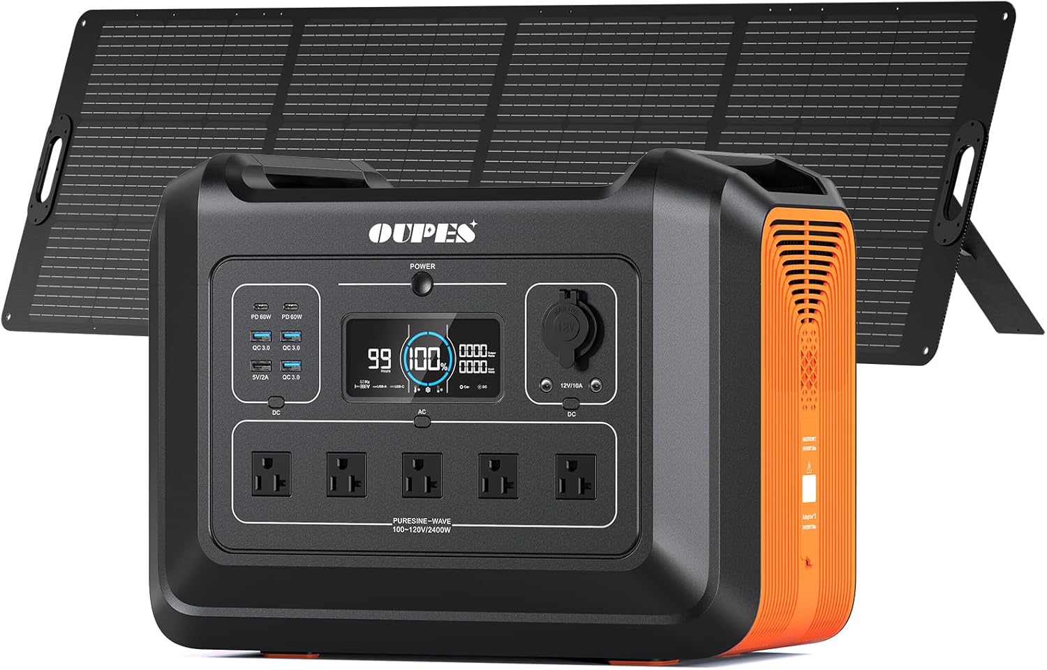 2400W Solar Power Station for Off-grid Living