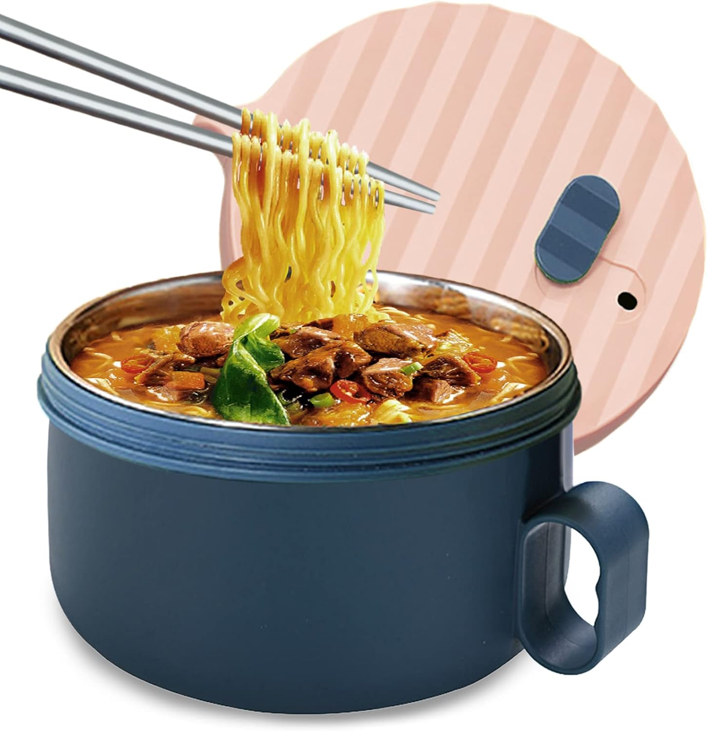 Stainless Steel Ramen Cooker Set - Dishwasher Safe!
