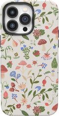 Casely iPhone 14 Pro Max Case Garden Party Mushroom Floral - Bold