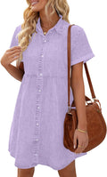 LookbookStore Women's Summer Denim Babydoll Dress for Stylish Fun