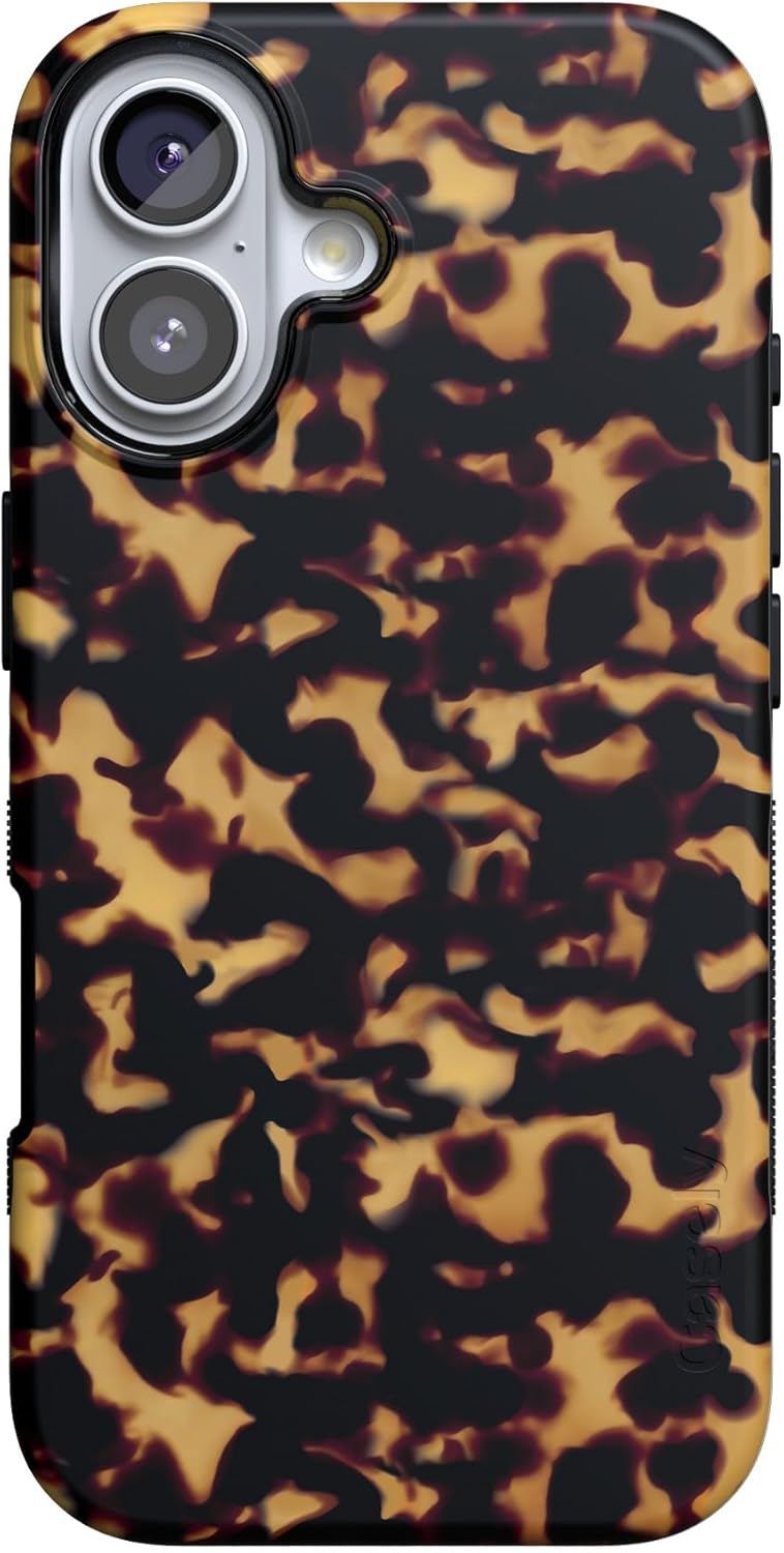 Casely iPhone 17 Case - Shell Shocked Tortoise Print Design
