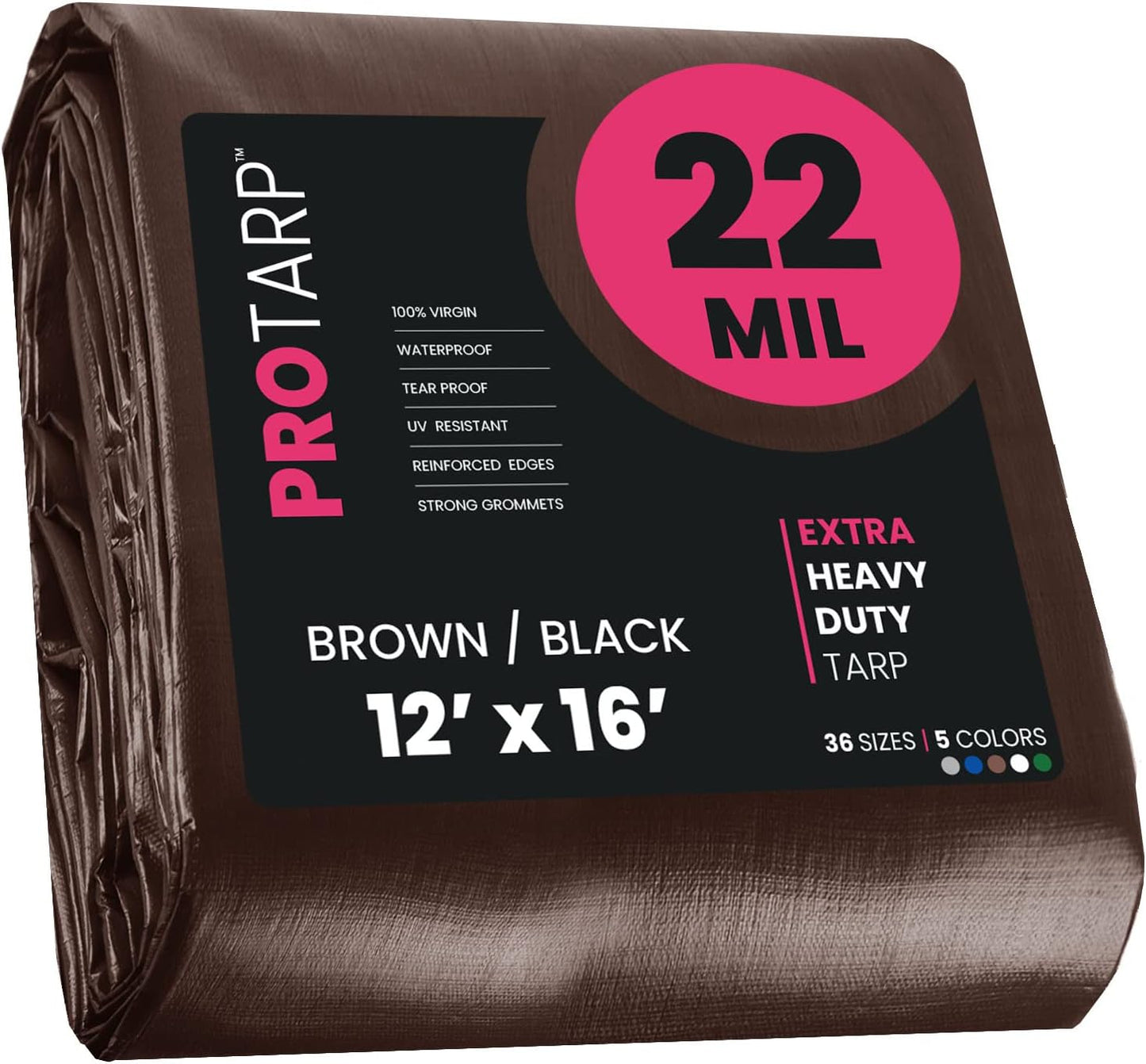 PROTARP Extreme Heavy Duty Tarp Cover for All Weather Needs