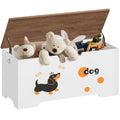 HOOBRO Toy Box Toy Chest 39.4 in Storage Bench - Safe, Playful Design
