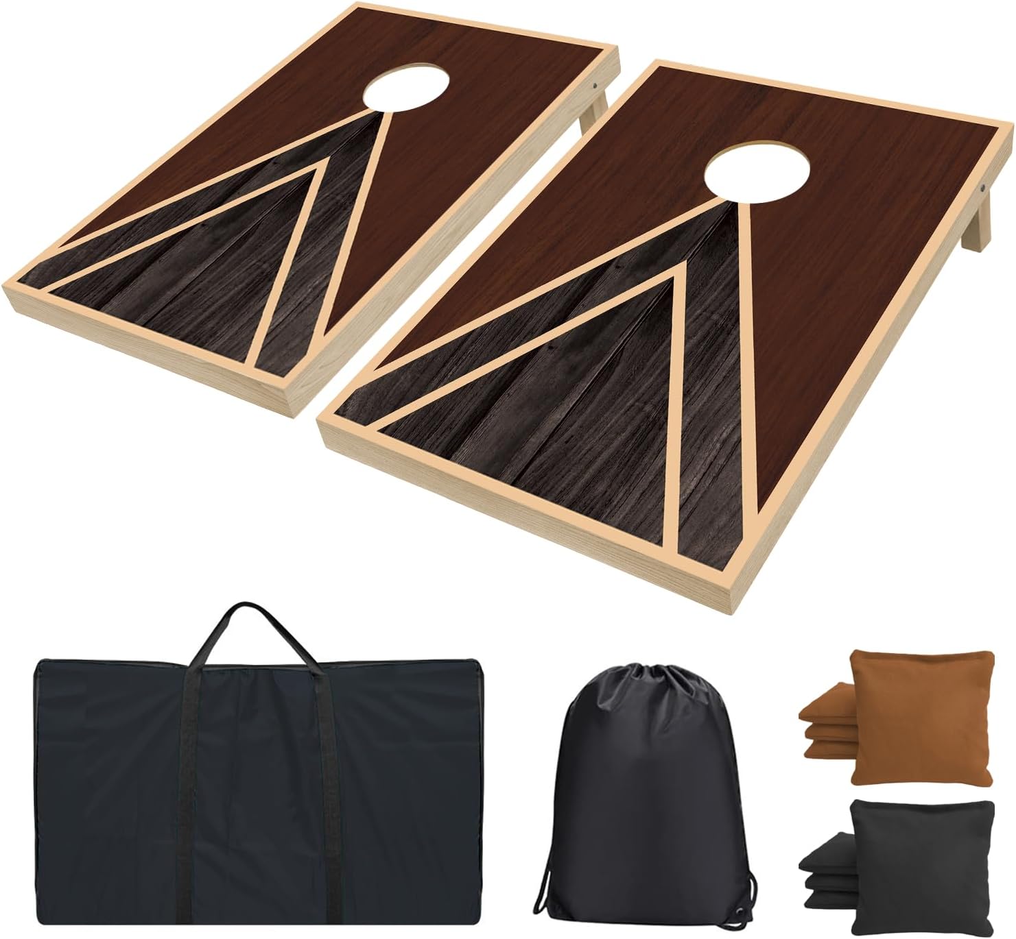 Regulation Size Cornhole Boards Set for Outdoor Fun and Games