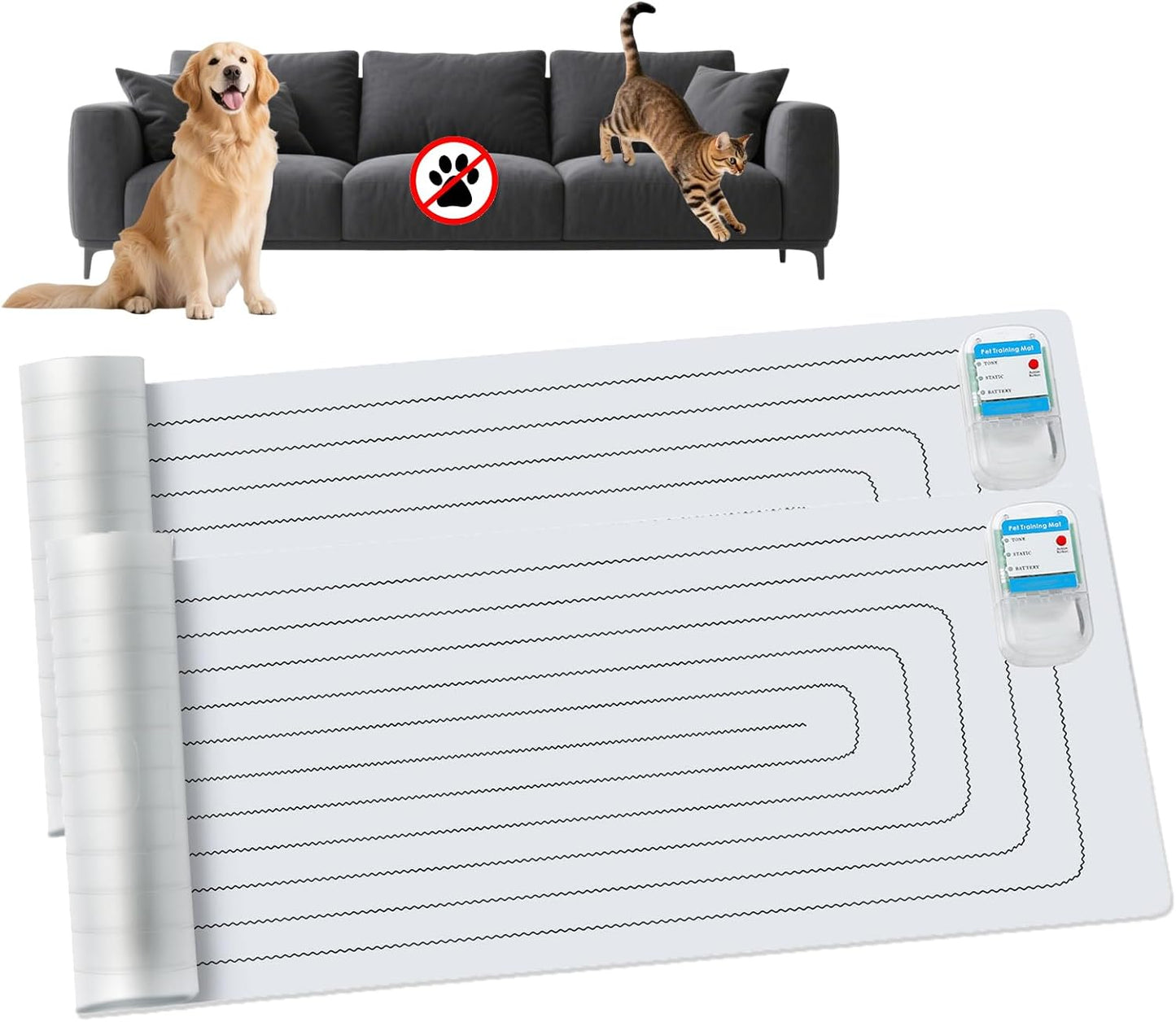 PAPARELA Scat Shock Mat for Dogs and Cats Indoor Training