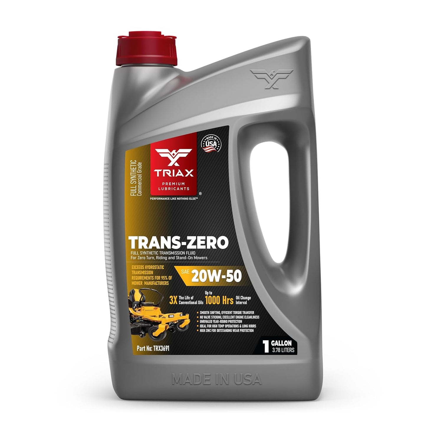TRIAX Trans Zero 20W-50 Full Synthetic Hydro-Static Oil Review