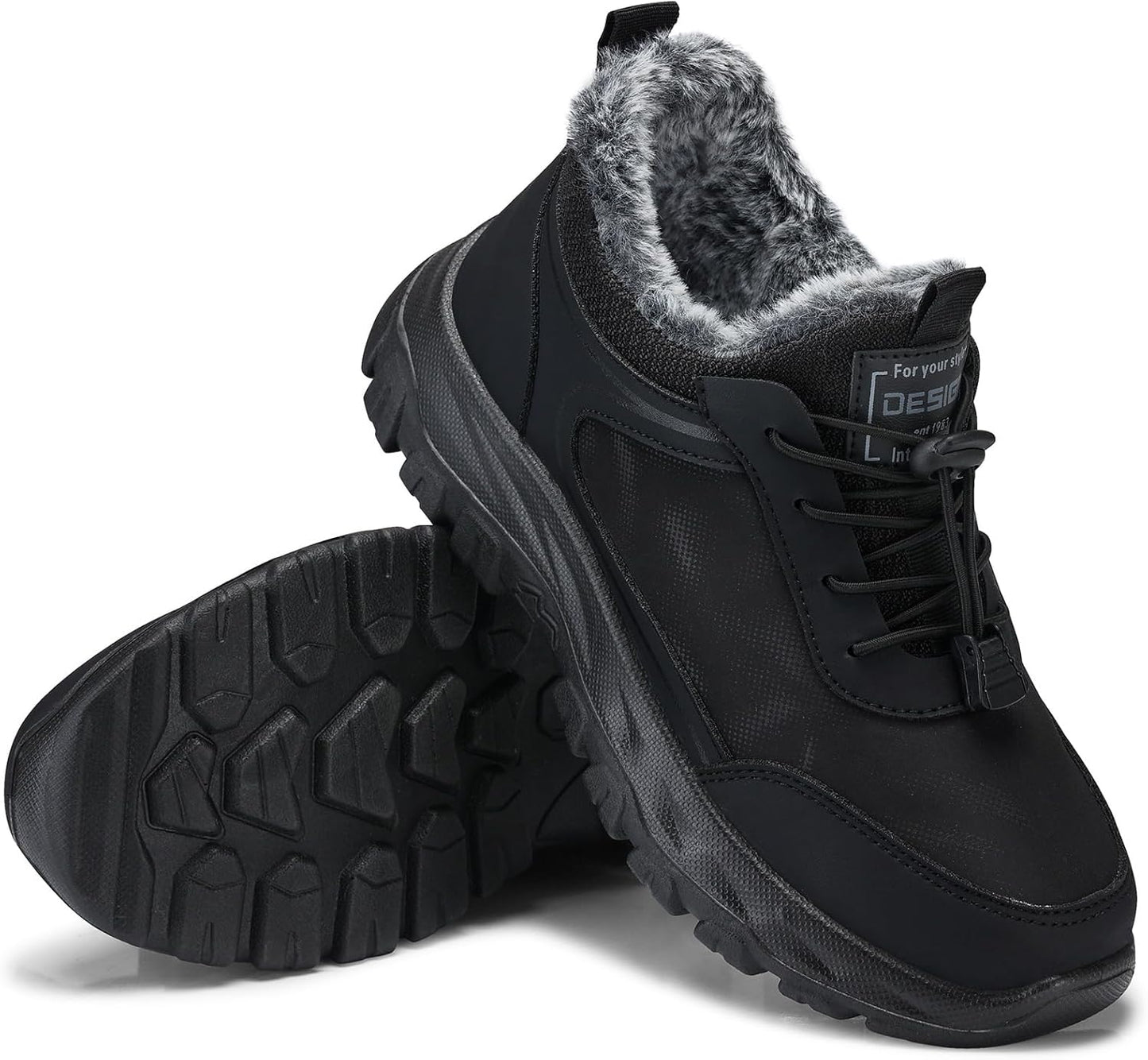 SHIBEVER Womens Winter Snow Boots: Warm Waterproof Ankle Booties