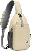 Sling Bag for Men Recycled Polyester RFID Crossbody - Travel Ready
