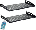 Server Vented Shelf 2-Pack 19 in 1U - Stable Ventilated Rack Trays