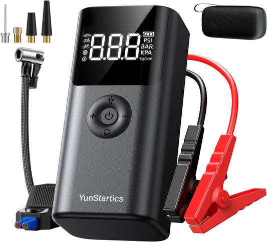 4000A Jump Starter with Air Compressor - YunStartics
