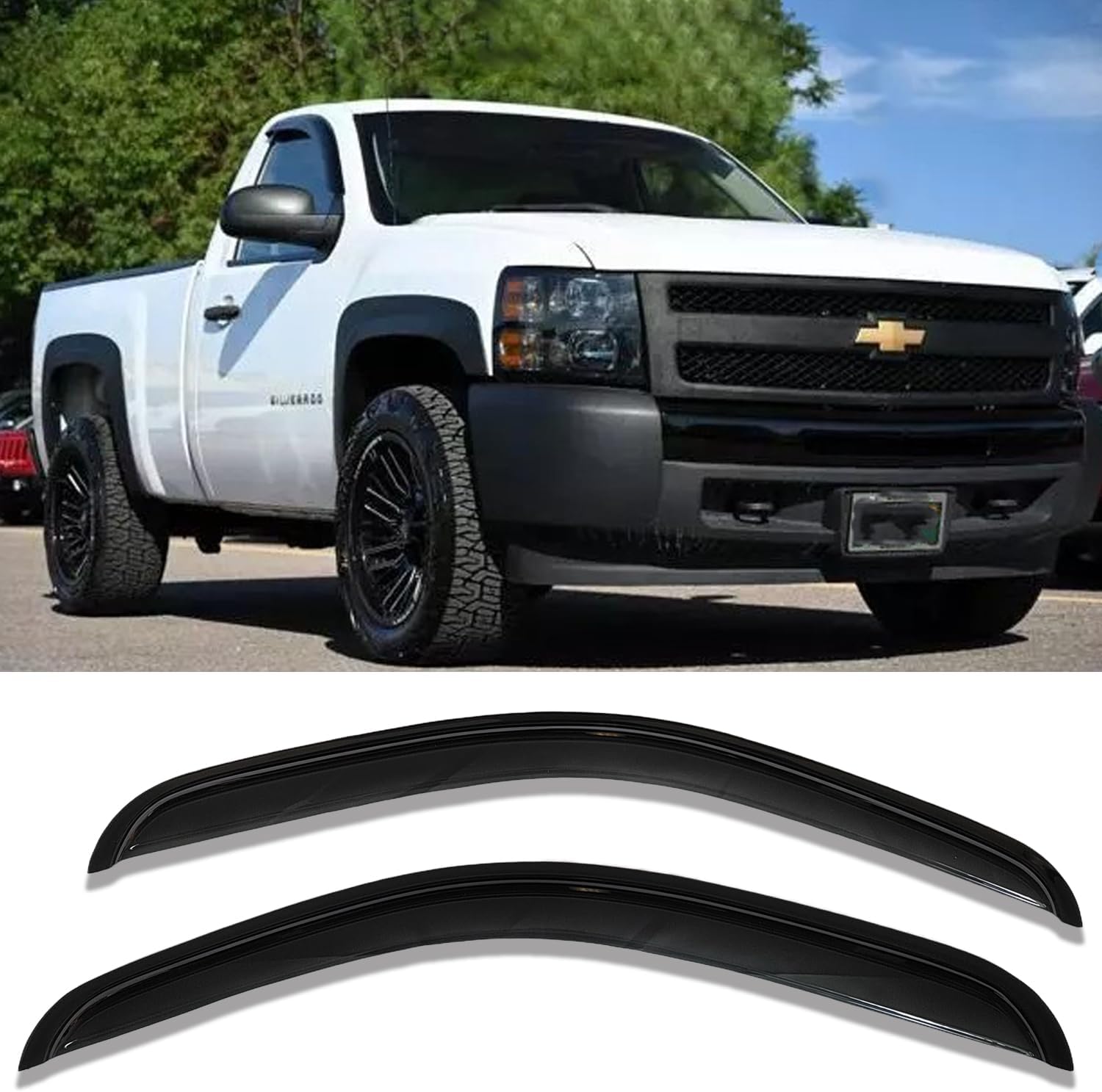 Window Visors for Chevrolet Silverado/GMC Sierra 1500 2500HD