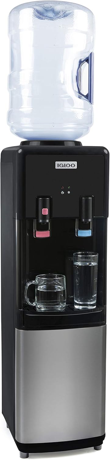 Igloo Top Loading Water Cooler with Hot & Cold Dispenser Options