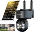 2K Solar Security Camera Wireless Outdoor - Battery Solar PTZ
