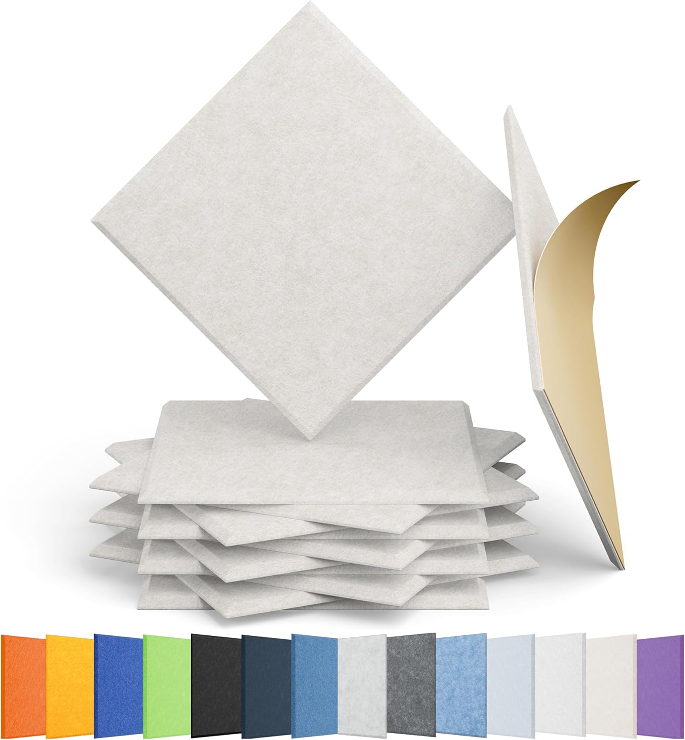 12 Pack Acoustic Panels for Effective Sound Absorption and Style