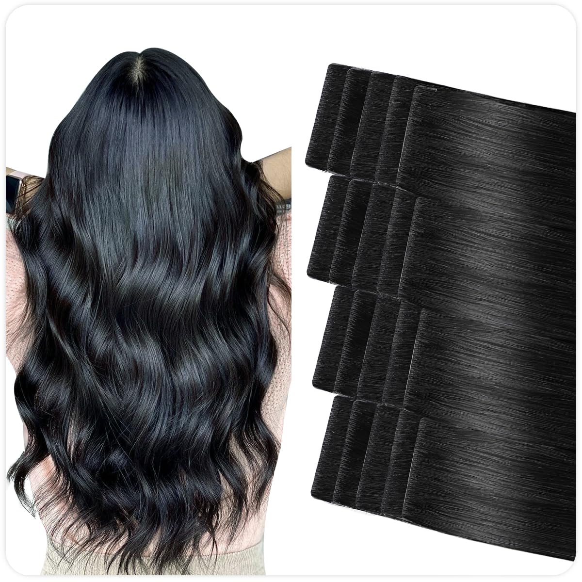 SUYYA Invisible Tape in Hair Extensions for Natural Look