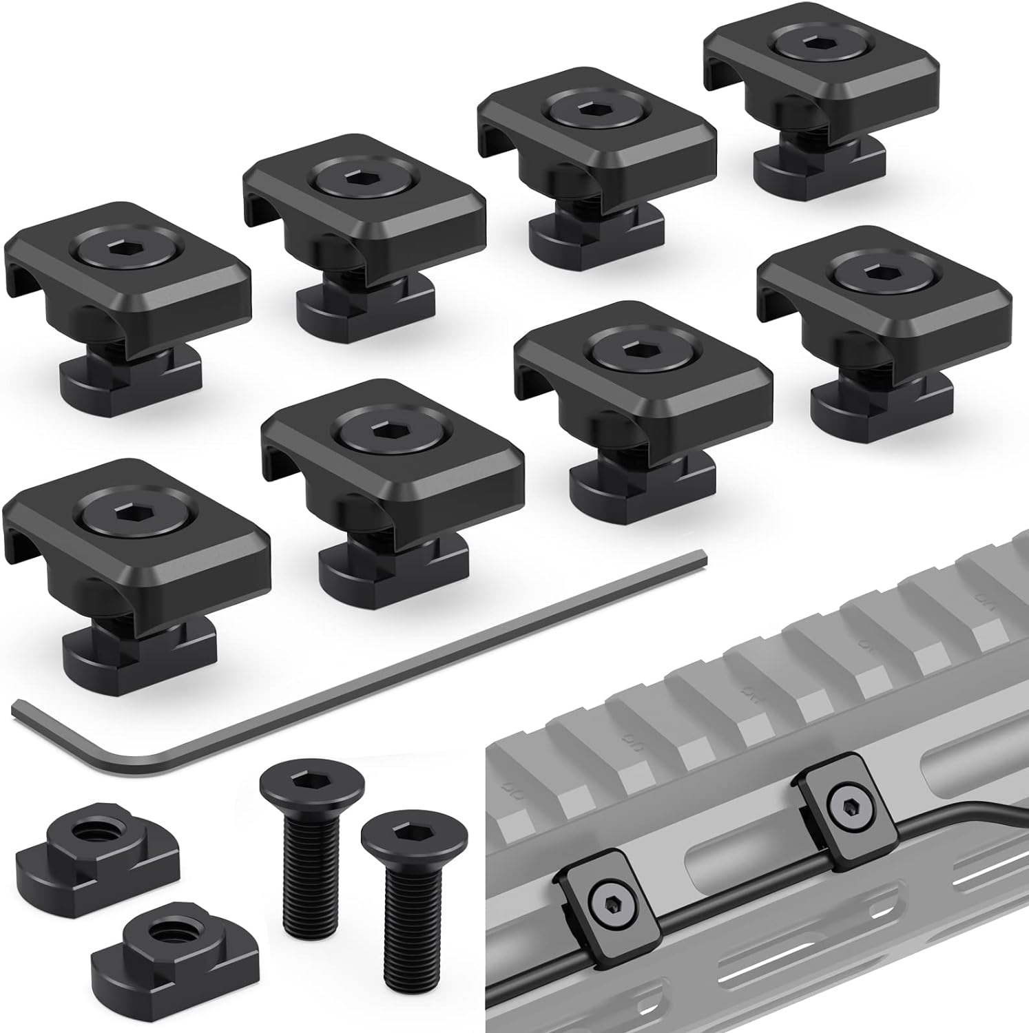 Guardtier Cable Guides for M-LOK System - Wire Management Solution