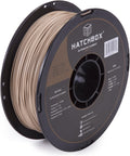 HATCHBOX 1.75mm Wood PLA 1 KG Spool - Natural Wood Finish