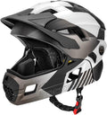 Kids Bike Helmet Adjustable Detachable Full Face Helmet - Safe & Cool