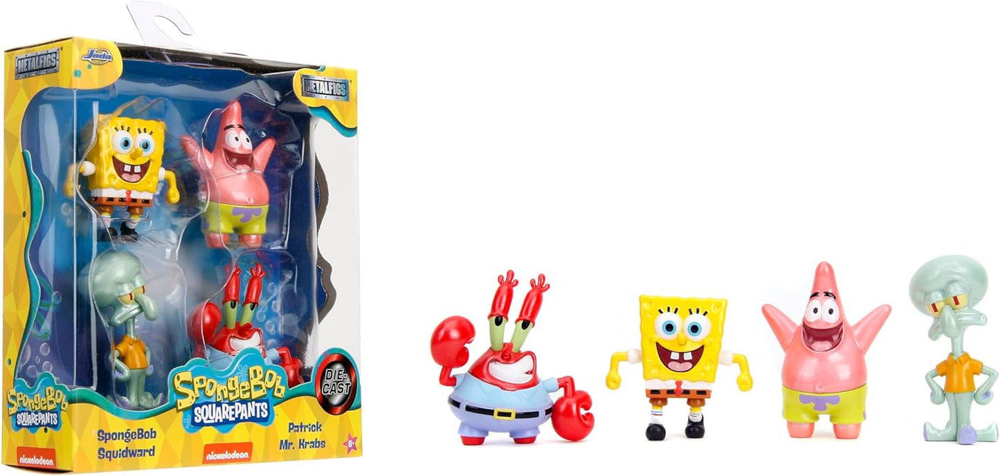 SpongeBob 2.5 Die-Cast Figures 4-Pack - Fun for All!