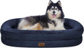 Orthopedic Waterproof Large Dog Bed - XXL Memory Foam Bolsters