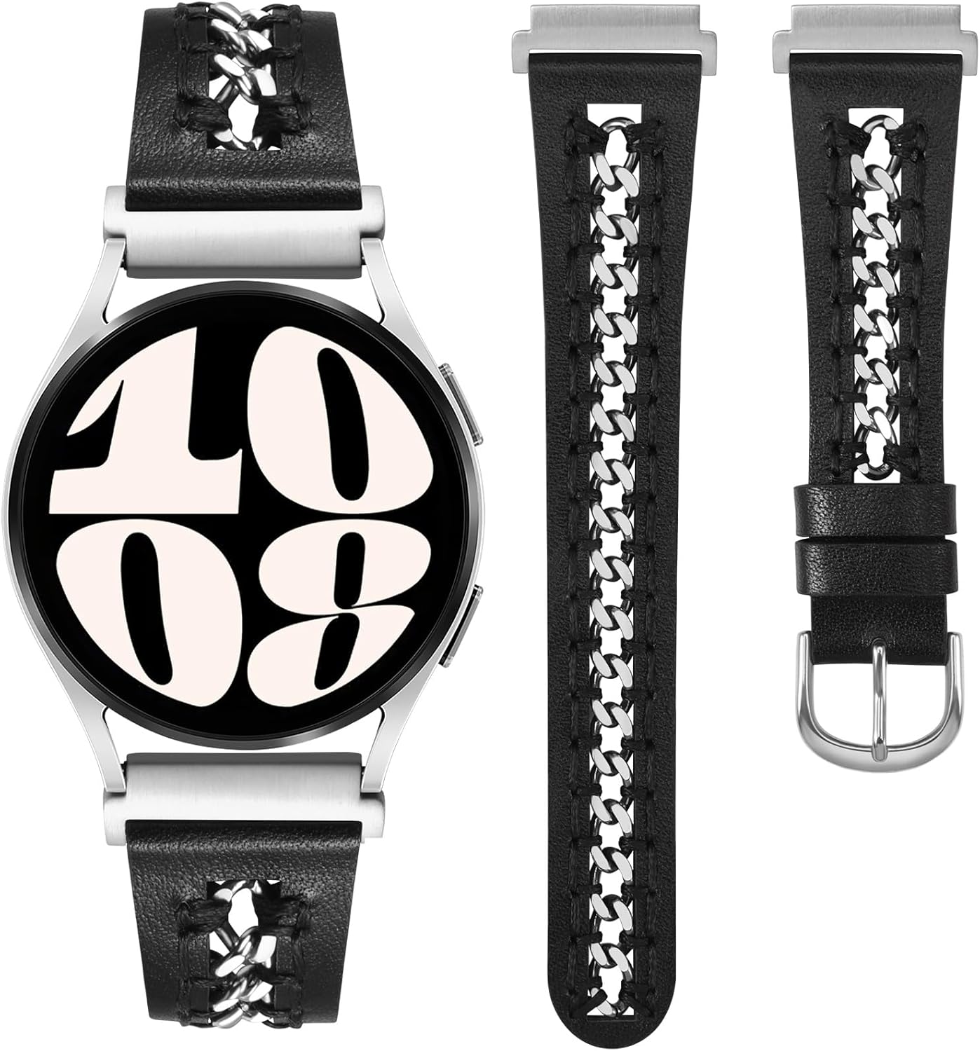 Stylish Leather Band for Galaxy Watch Women