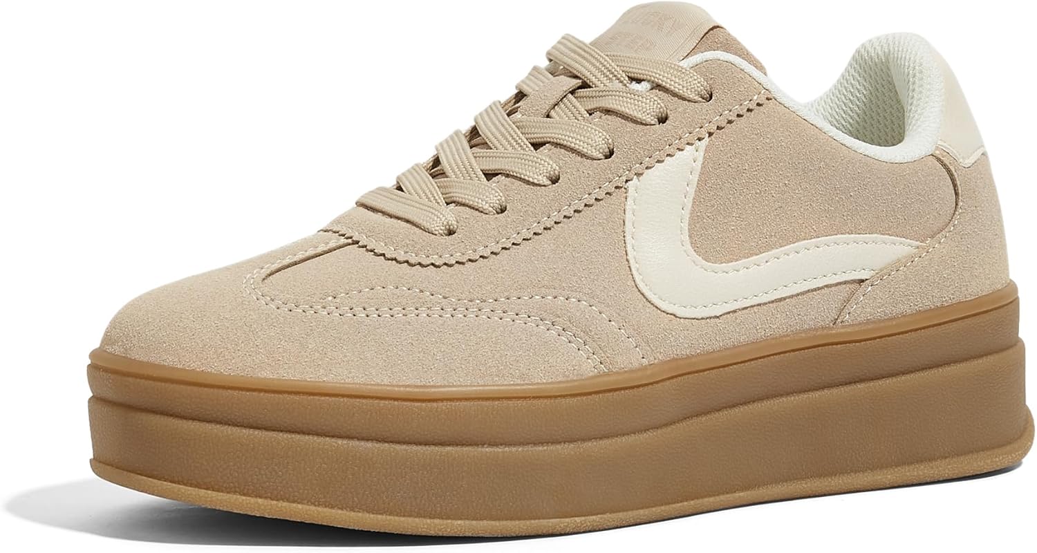 LUCKY STEP Women's Platform Fashion Sneakers for Stylish Comfort