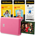 KODAK Step Instant Smartphone Photo Printer - Pink with 75 Sheets