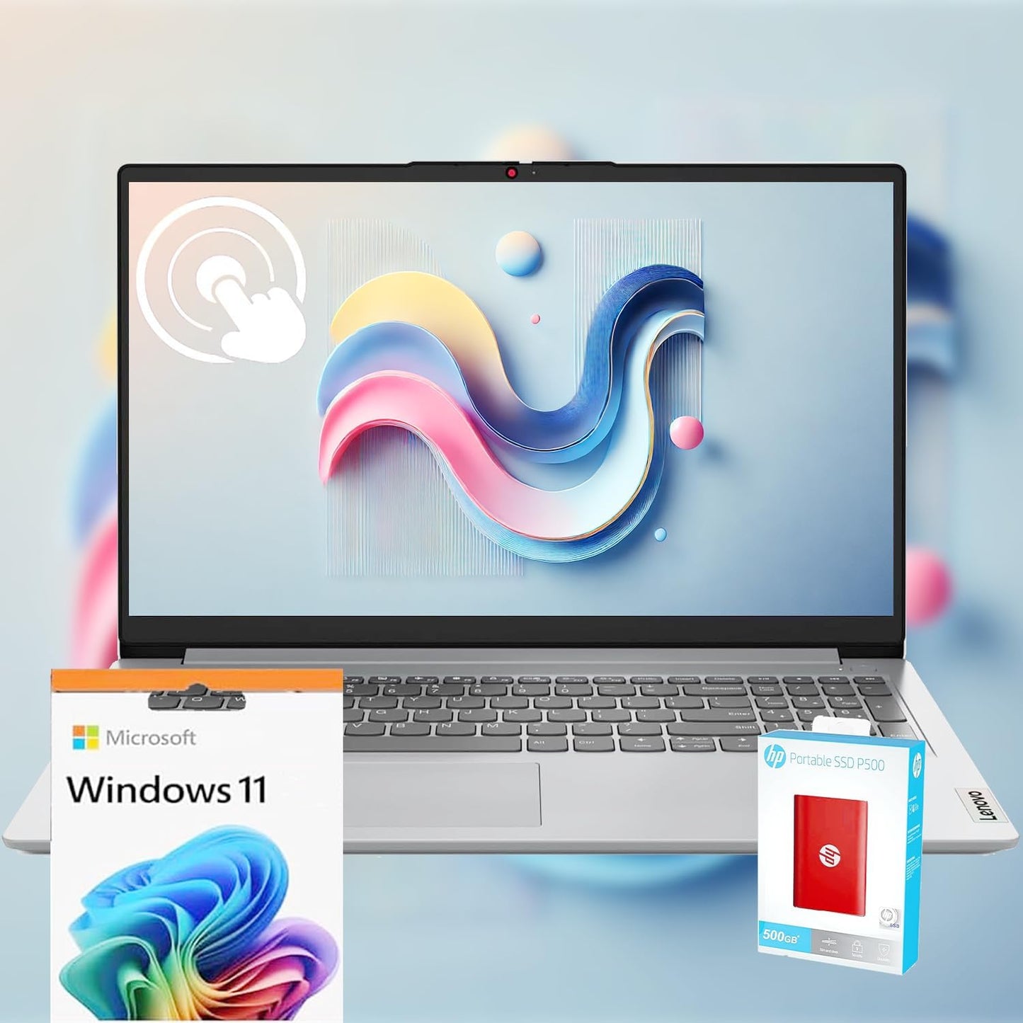 Lenovo 2025 Touchscreen Laptop with 40GB RAM and 1.5TB SSD