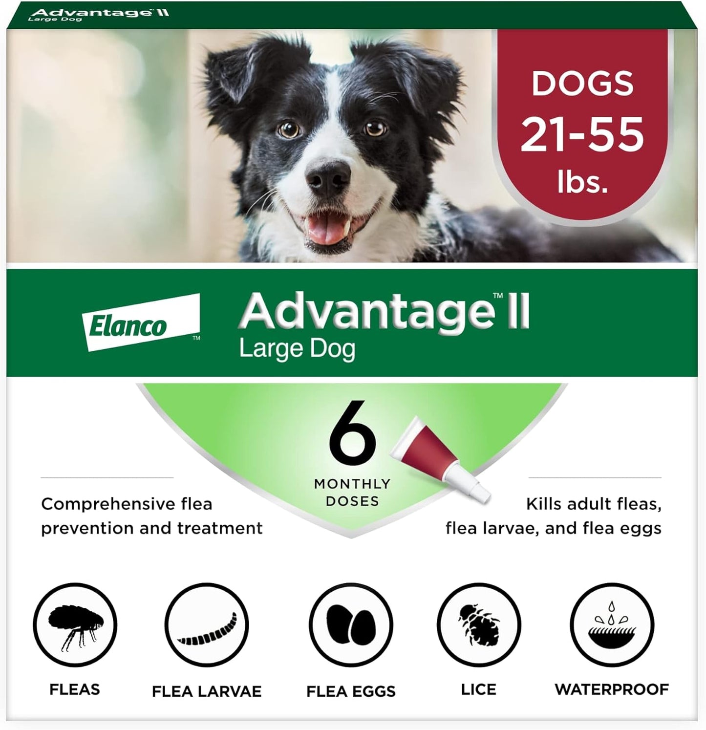 Advantage II Large Dog Flea Treatment & Prevention for Dogs