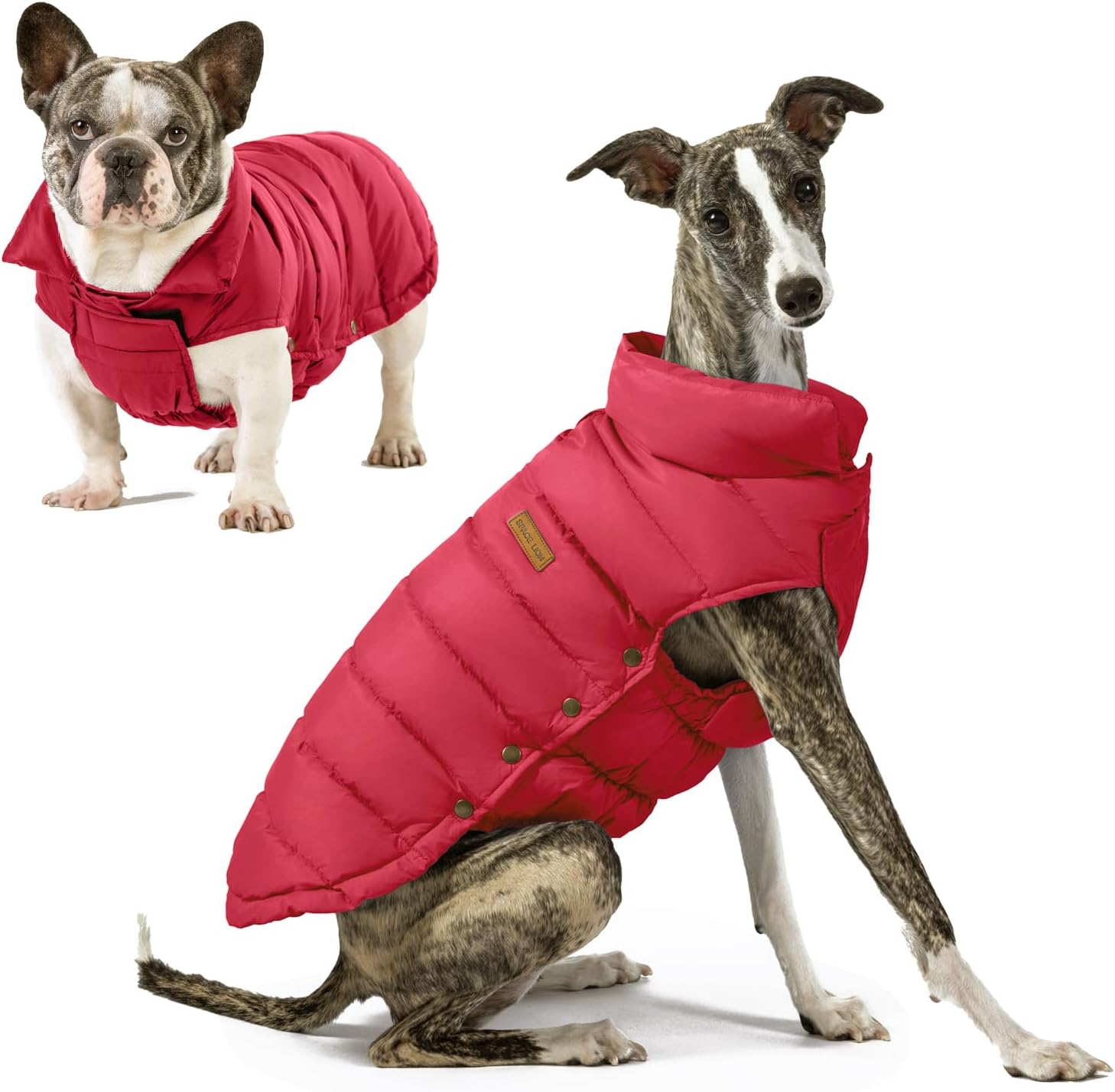 SPACE LION Dog Puffer Jacket for Cold Weather Protection