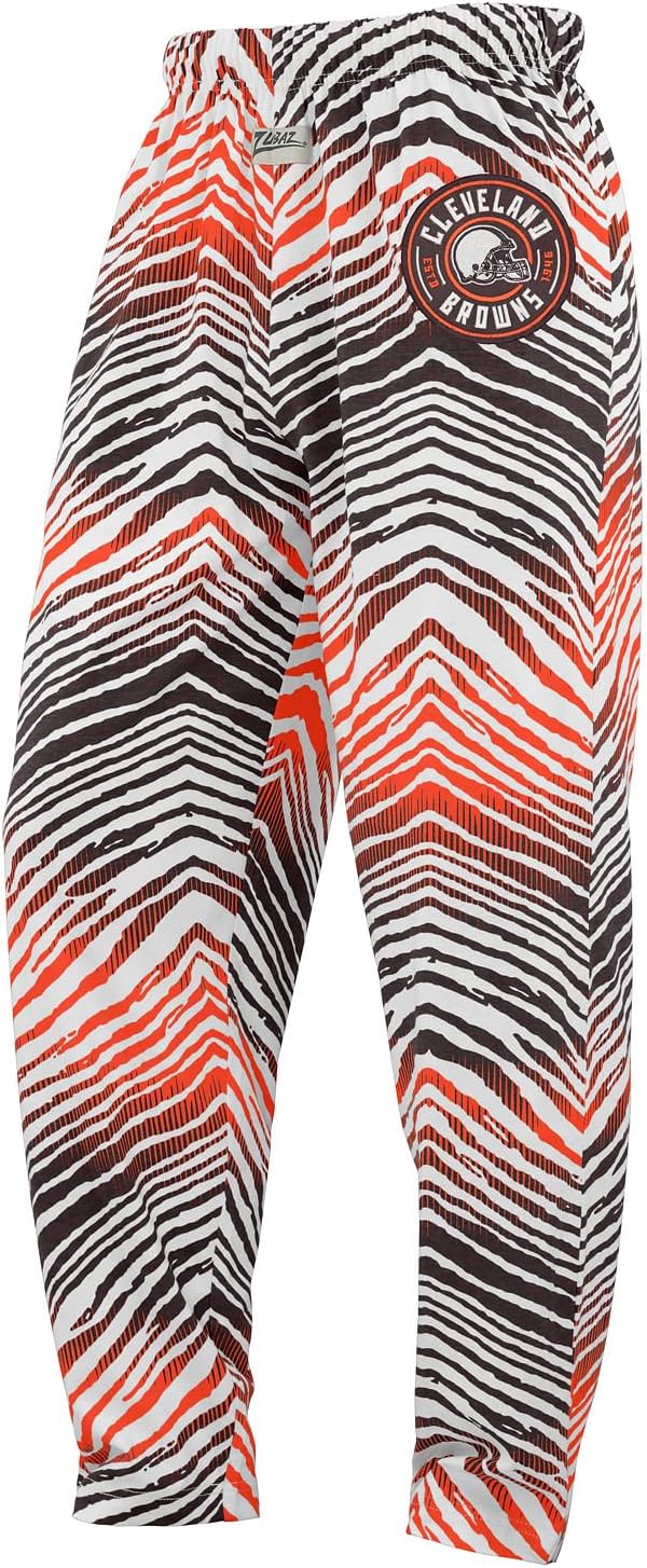Zubaz NFL Z88 Team Logo Pants for Game Day and Lounge Wear