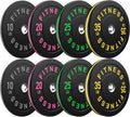 Bumper Plates 2-Inch Olympic Weight Plate Set - 180 lb Complete Set