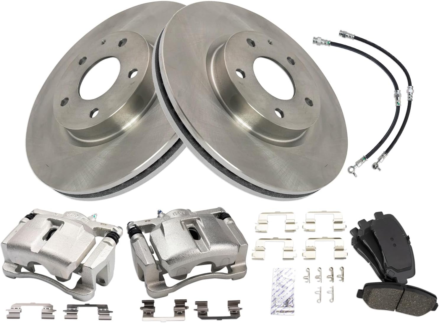 TRQ Front Brake Pad & Rotor Kit for 2013-2015 Mazda CX-5