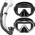 Snorkeling Gear for Adults 180 Panoramic View Mask Set - Clear Vision