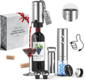 Electric Wine Opener Set - One-Touch Rechargeable Corkscrew