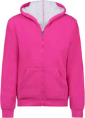 Victory League Girls Hoodie Sherpa Lined Zip Up - Warm, Cozy Fit