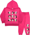 Disney Minnie Mouse Girls 2-Piece Set - Cozy Hoodie & Joggers