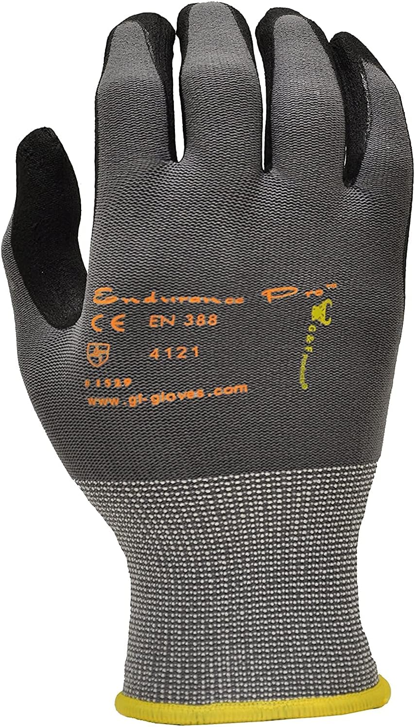 12-Pack XLARGE Seamless Grip Nylon Gloves by G & F - 1529XL-DZ